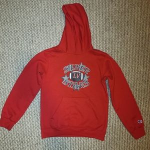 Youth Champion Las Vegas Silver Stars hoodie red size M